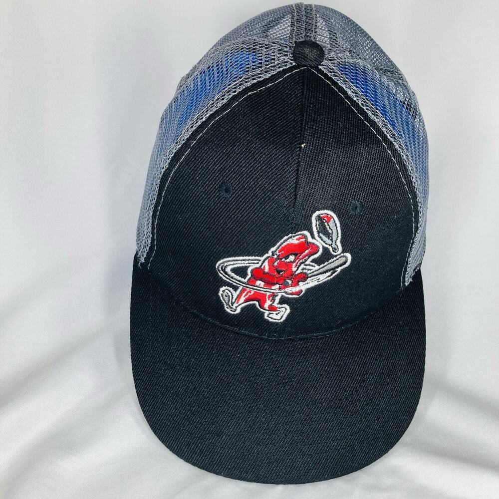 Macon Bacon Trucker Hat Cap Minor League Baseball EUC